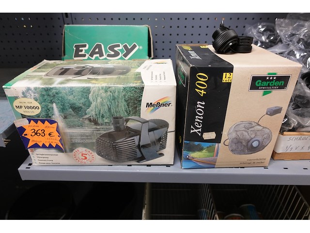 Volledige inhoud rek vijvertoebehoren - afbeelding 7 van  13