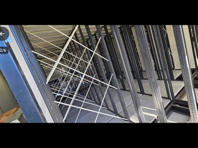 Volledige professionele metalen planken – 7 frames – 4 m - afbeelding 12 van  18