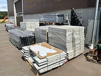 Volledige professionele metalen planken – 7 frames – 4 m - afbeelding 1 van  8