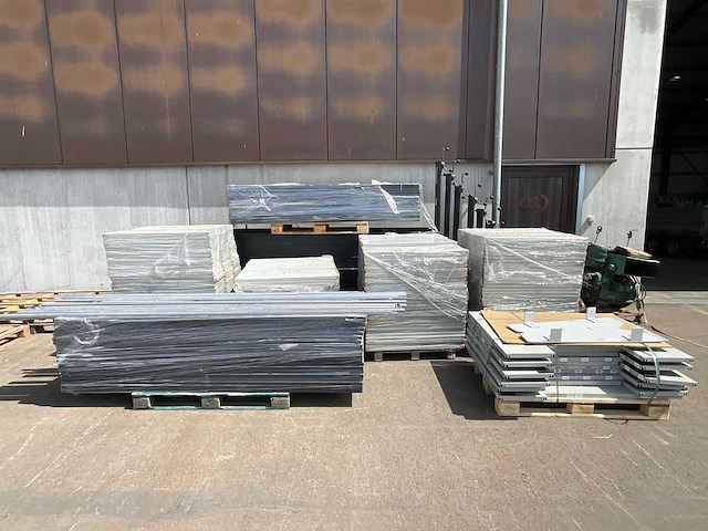 Volledige professionele metalen planken – 7 frames – 4 m - afbeelding 6 van  8