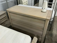 Volledige slaapkamerset (bed, opbergkast, nachtkasten en commode) - afbeelding 4 van  5