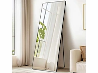 Volledige spiegel, frame van aluminiumlegering, 160 x 50 cm