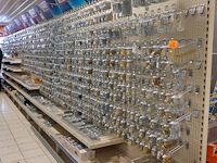 Volledigei nhoud rek ijzerwaren - afbeelding 1 van  27