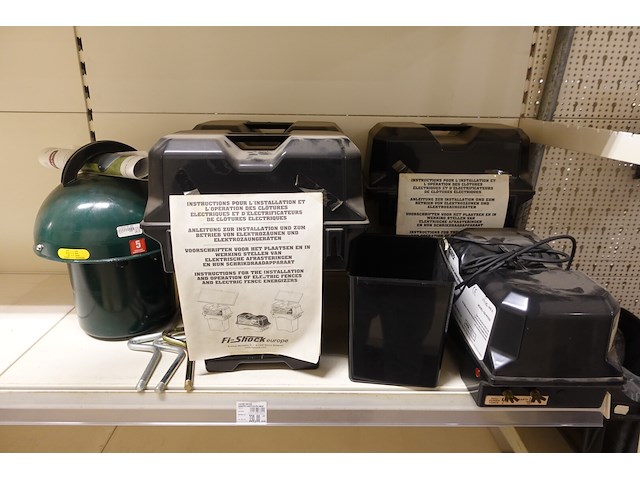 Volledigei nhoud rek schrikdraad toebehoren - afbeelding 6 van  13