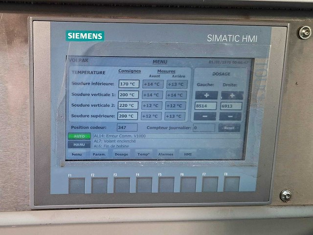 Volpak - s-130 d - volpak s-130 d verticale zakmachine - siemens automation + omron plc - 1989 - afbeelding 7 van  11