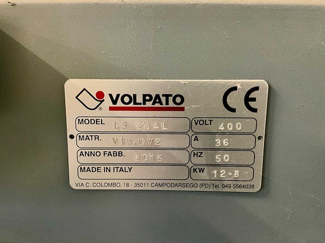 Volpato ls-2n4l kanten schuur-, polijst- en freesmachine bj 2015 - afbeelding 25 van  26