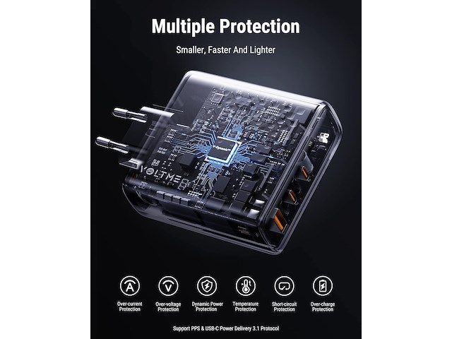 Voltme 140w usb c oplader - afbeelding 4 van  4