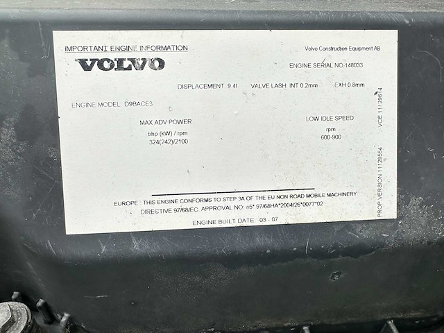 Volvo - 2007 - a30d - dumper - afbeelding 10 van  74