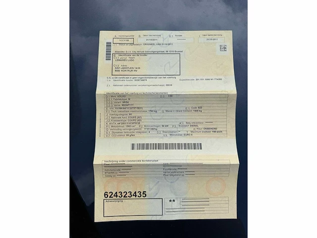 Volvo - 2011 - cx30 - personenauto - afbeelding 21 van  21