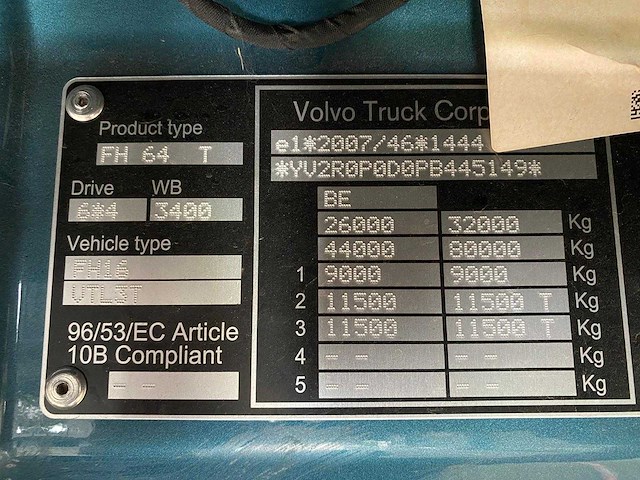Volvo - 2023 - fh16 - vrachtwagen - afbeelding 117 van  121