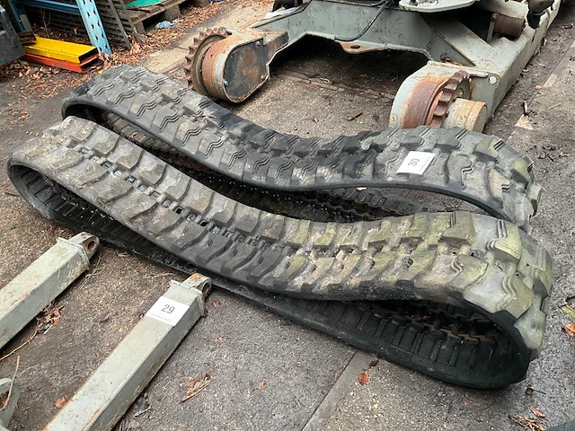 Volvo - ecr25d - rupsbanden (2x) - afbeelding 1 van  4