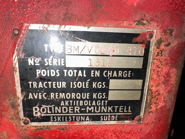 Volvo bm - 1960 - 470 - oldtimer tractor - afbeelding 20 van  33