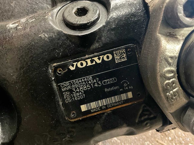 Volvo ecr25d hydraulische pomp - afbeelding 3 van  3