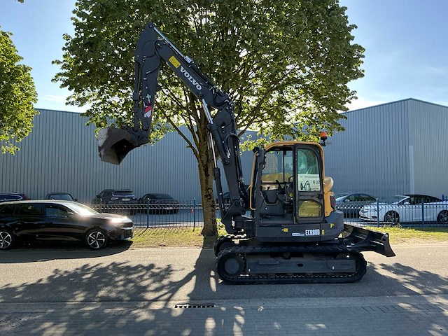 Volvo ecr88 graafmachine 2020 | 1000 uur | compleet met 5 bakken - afbeelding 12 van  37