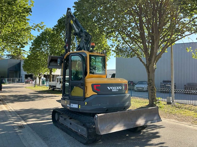 Volvo ecr88 graafmachine 2020 | 1000 uur | compleet met 5 bakken - afbeelding 23 van  37