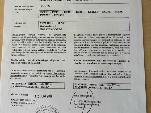 Volvo ecr88 graafmachine 2020 | 1000 uur | compleet met 5 bakken - afbeelding 13 van  22