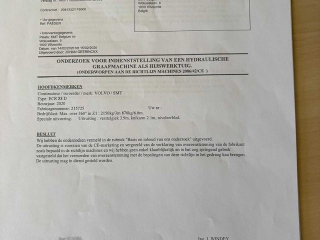 Volvo ecr88 graafmachine 2020 | 1000 uur | compleet met 5 bakken - afbeelding 17 van  22