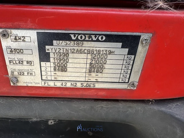 Volvo fl e5 - 2012 - afbeelding 13 van  13