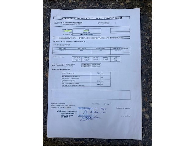 Volvo fl l42 16e5 2013 - afbeelding 1 van  15