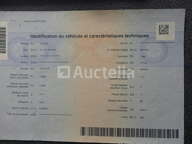 Volvo fl240 laadbak truck met achterklep (2009-620,280 km) - afbeelding 30 van  57