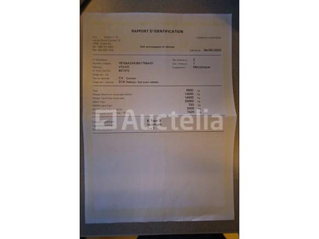 Volvo fl6-165 turbo kiepwagen (1987-359,455 km-vin:yb1e6a2a9jb417964) - afbeelding 4 van  41