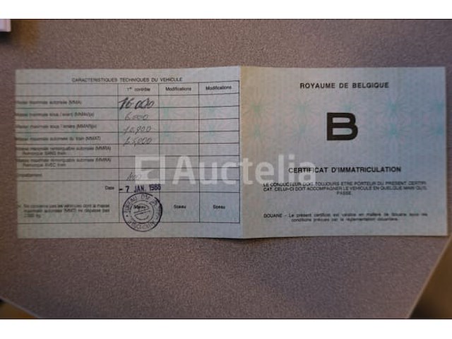 Volvo fl6-165 turbo kiepwagen (1987-359,455 km-vin:yb1e6a2a9jb417964) - afbeelding 29 van  41