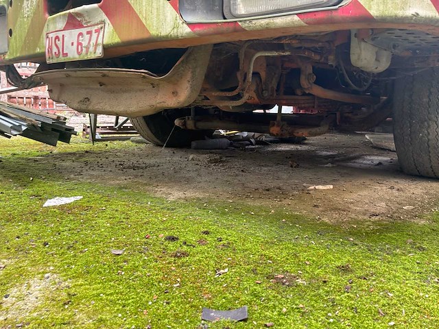 Volvo fl6 turbo platte laadwagen met kraan - afbeelding 5 van  11