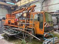 Volvo fl6 turbo platte laadwagen met kraan - afbeelding 10 van  11