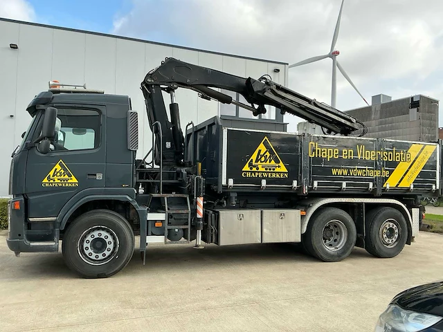 Volvo fm 6x4 vrachtwagen met fassi f235axp.23 autolaadkraan – 2007 – 405 kw - afbeelding 10 van  36
