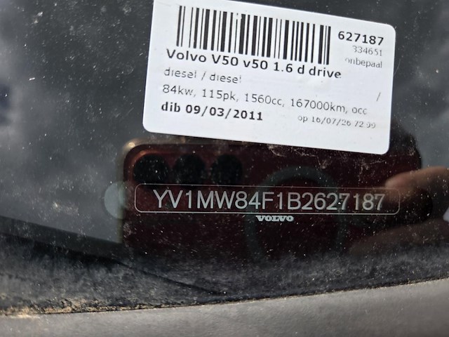 Volvo v50 1.6 d drive start/stop kinetic,2011 - afbeelding 10 van  45
