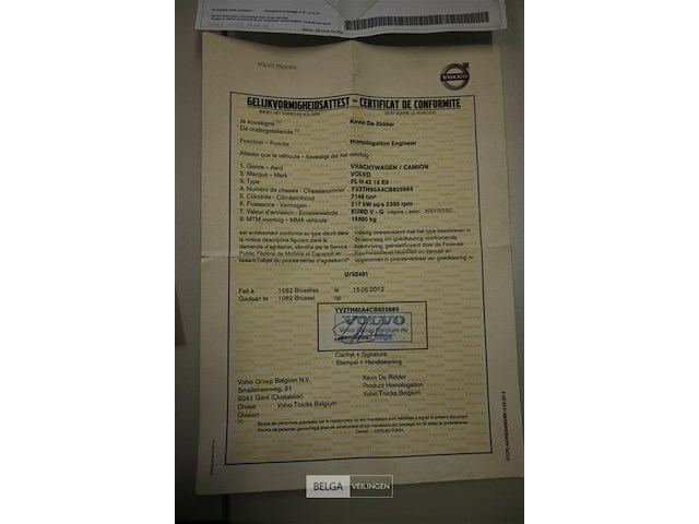 Volvo veegwagen - afbeelding 17 van  18