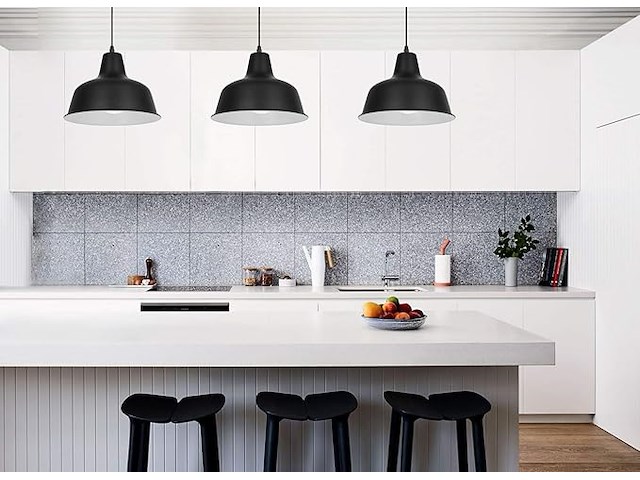 Vonci zwarte industriële hanglampen - afbeelding 4 van  4