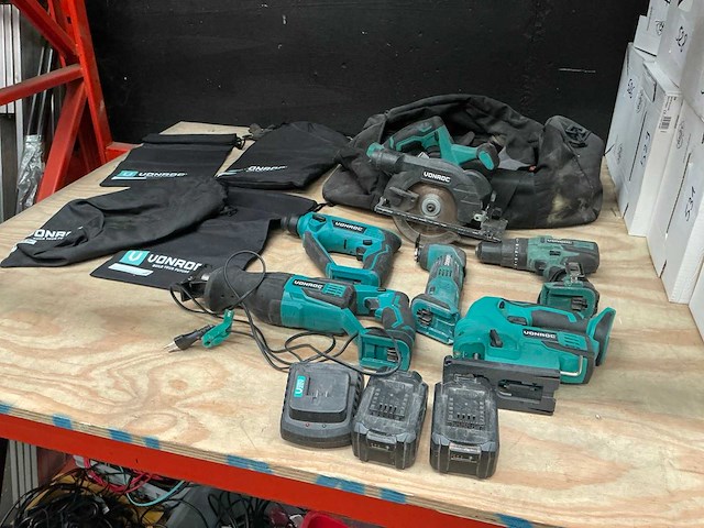 Vonroc divers accu gereedschap (6x) - afbeelding 1 van  4