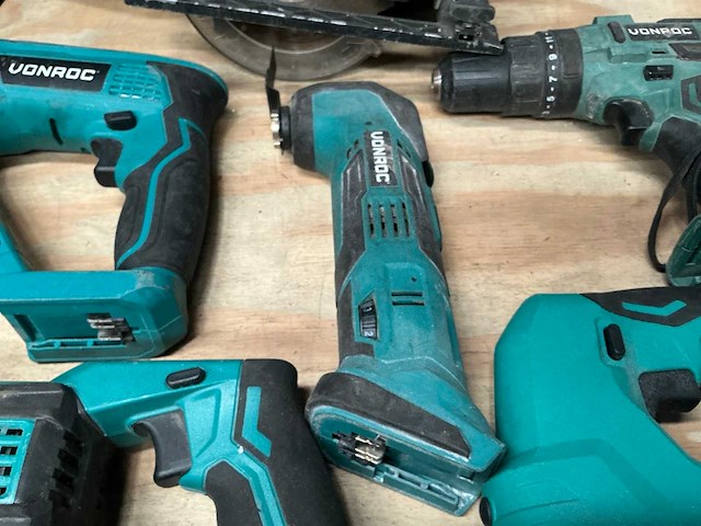 Vonroc divers accu gereedschap (6x) - afbeelding 3 van  4