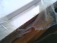Voordeur pvc elegance 2 primo h.215 x 1,90 cm wit geglazuurd, pous. links - afbeelding 4 van  6