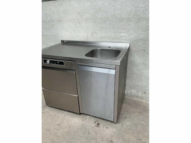 Voorlader vaatwasser met spoeltafel - afbeelding 3 van  6