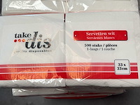 Voorraad papieren servetten (8500x) - afbeelding 2 van  3