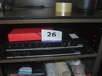 Voorversterker en versterker, audac, pre116 en epa252, werking niet gekend