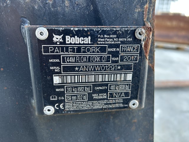 Vorken voor bobcat - afbeelding 3 van  4