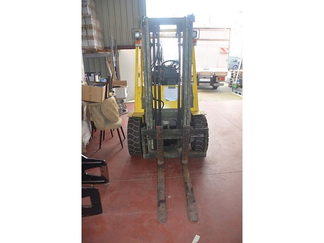 Vorkheftruck hyster 3.00 , model h3.00xm, bouwjaar 1999, serienumer h177b11482w , 30kw - afbeelding 2 van  14