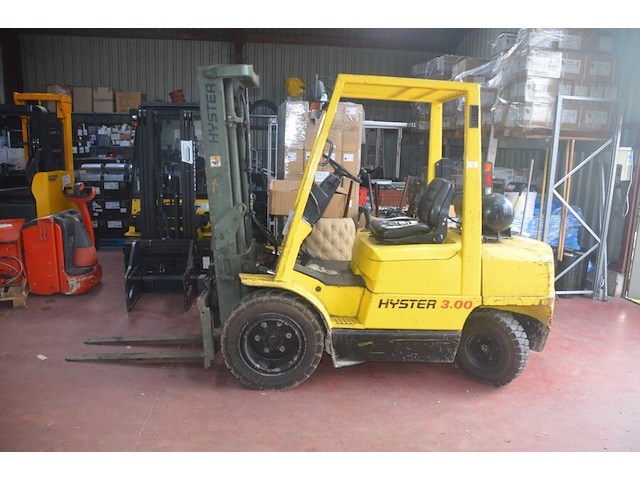 Vorkheftruck hyster 3.00 , model h3.00xm, bouwjaar 1999, serienumer h177b11482w , 30kw - afbeelding 1 van  14