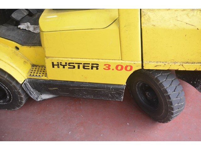 Vorkheftruck hyster 3.00 , model h3.00xm, bouwjaar 1999, serienumer h177b11482w , 30kw - afbeelding 10 van  14