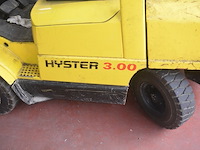 Vorkheftruck hyster 3.00 , model h3.00xm, bouwjaar 1999, serienumer h177b11482w , 30kw - afbeelding 10 van  14
