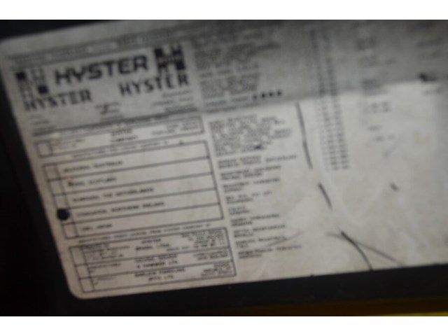 Vorkheftruck hyster 3.00 , model h3.00xm, bouwjaar 1999, serienumer h177b11482w , 30kw - afbeelding 11 van  14