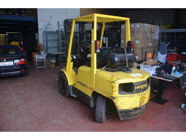 Vorkheftruck hyster 3.00 , model h3.00xm, bouwjaar 1999, serienumer h177b11482w , 30kw - afbeelding 13 van  14