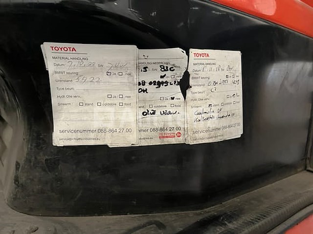 Vorkheftruck toyota 7fbmf25 (2009) - afbeelding 2 van  10