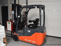 Vorkheftruck, toyota, 8fbe18, 48v, 1800kg, bj 2015, 11274.8h, met lader, werking niet gekend - afbeelding 1 van  10