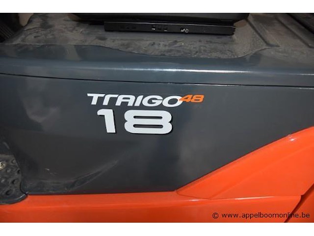 Vorkheftruck, toyota, 8fbe18, 48v, 1800kg, bj 2015, 11274.8h, met lader, werking niet gekend - afbeelding 7 van  10