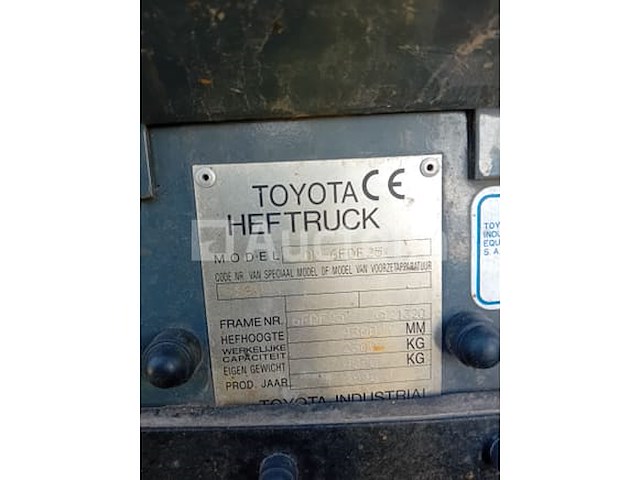 Vorkheftruck toyota - afbeelding 3 van  8