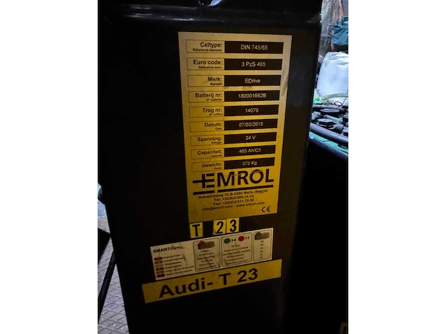 Vorkheftruck/e-truck batterij 24v 375ah/465ah (2x) - afbeelding 4 van  5